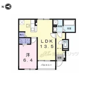 ハルノテラス【1階】の間取り