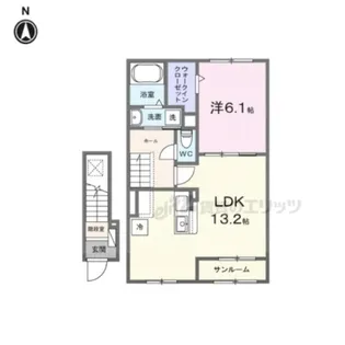 ピュアブルーム【2階】の間取り