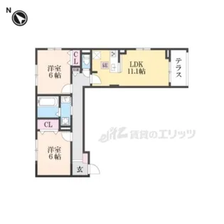 サンロイヤルⅠ【3階】の間取り