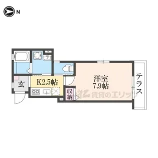 仮)石田内里町ハイツ【102号室】の間取り