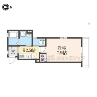 仮)石田内里町ハイツ【202号室】の間取り