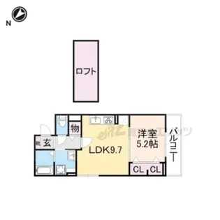 ベルジェ【2階】の間取り