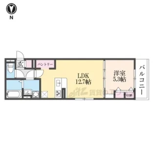 D-ROOM平井A棟【202号室】の間取り