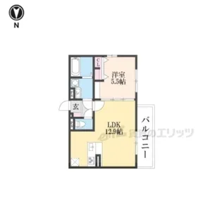 D-ROOM平井B棟【201号室】の間取り