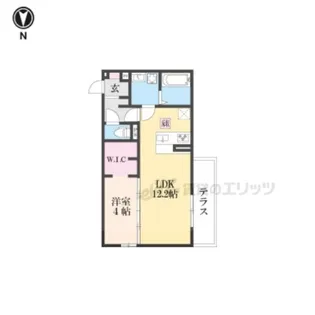 D-ROOM平井C棟【103号室】の間取り