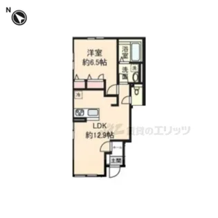 クレール【1階】の間取り