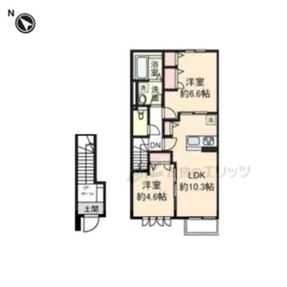 クレール【2階】の間取り