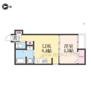 Leggro牧野【2階】の間取り