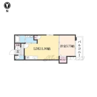 BRIGHENCE御陵南WEST【3階】の間取り