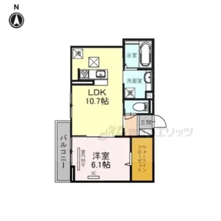 D?room塚口町【1階】の間取り