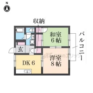 フレグランス?【202号室】の間取り