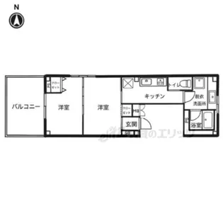 KARASUMA STEPs【401号室】の間取り