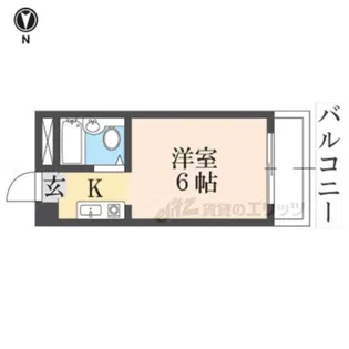 プリエール名神尼崎【1101号室】の間取り
