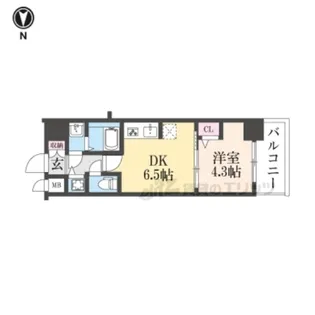 CREST TAPP 京都太秦天神川 DEX ?【3階】の間取り