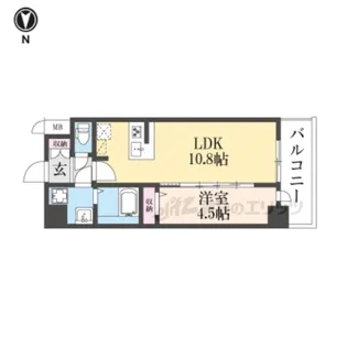CREST TAPP 京都太秦天神川 DEX ?【2階】の間取り