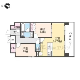 パラドール:Y【802号室】の間取り