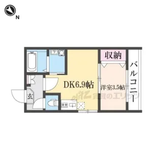 ラ ヴィル【301号室】の間取り