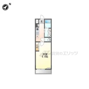 ロワール【201号室】の間取り