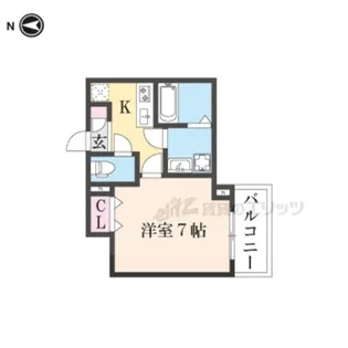 ココングランジュール川西小花【3階】の間取り