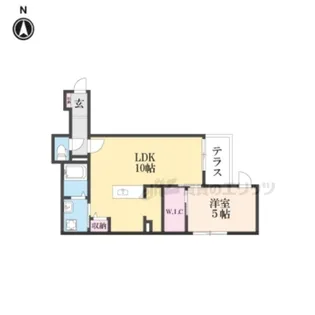MACHIMOKU KUZUHA【1階】の間取り