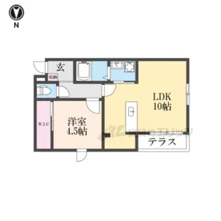 MACHIMOKU KUZUHA【1階】の間取り