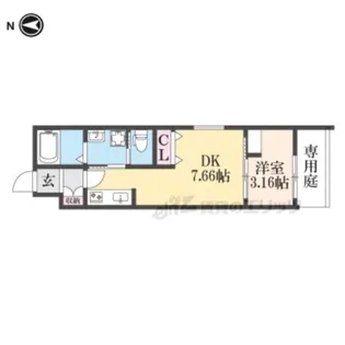 GREEN GARDEN【1階】の間取り