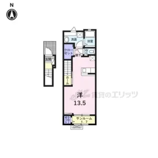 ラ・ポーズ【2階】の間取り