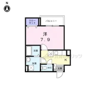 ヒカルサ京都北山栗栖?【2階】の間取り