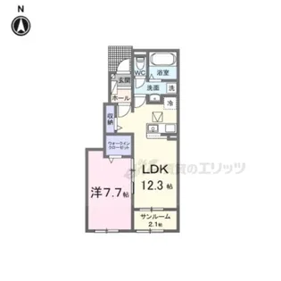 ライラック【1階】の間取り