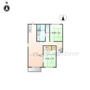 ハイツサトウ弐番館【101号室】の間取り