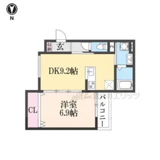 Grand Verde【202号室】の間取り