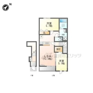 Sunny Home【2階】の間取り