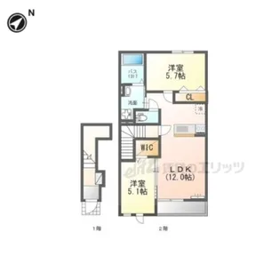 Sunny Home【2階】の間取り