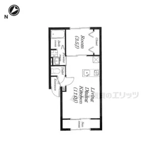 Lino水口新城【202号室】の間取り