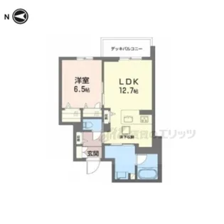 シャトードール リュミエール【103号室】の間取り