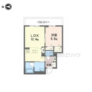 シャトードール リュミエール【302号室】の間取り