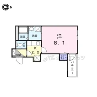 GoodLife【105号室】の間取り