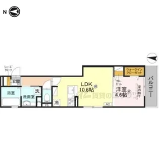 エスポワメゾン烏丸北大路【302号室】の間取り