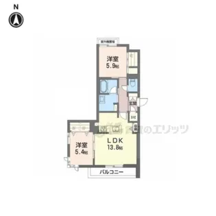 SHA MAISON ゆたか【1階】の間取り