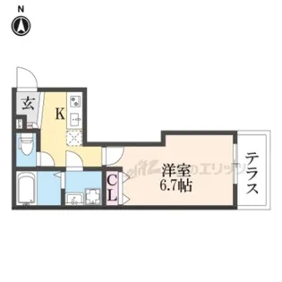 ジーメゾン十条ウエスト【1階】の間取り