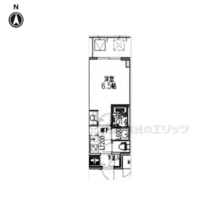 ARCOBALENO OSAKA FUSE【4階】の間取り