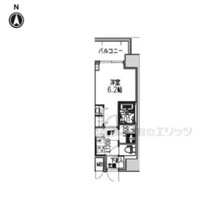 ARCOBALENO OSAKA FUSE【912号室】の間取り