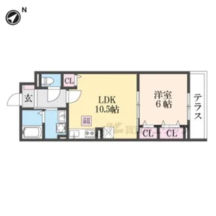 ヒカルサ尼崎神崎町【1階】の間取り