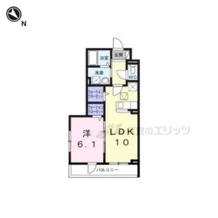 ヒカルサ尼崎神崎町【1階】の間取り