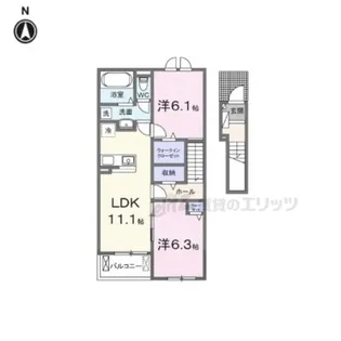 シルエーラ セットB【2階】の間取り
