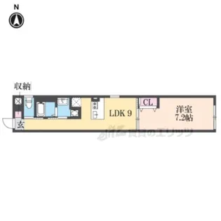 アイリス清水五条【302号室】の間取り