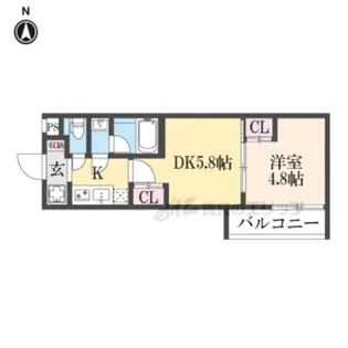 ESTRUTHKYOTO?【1階】の間取り