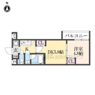 ESTRUTHKYOTO?【2階】の間取り