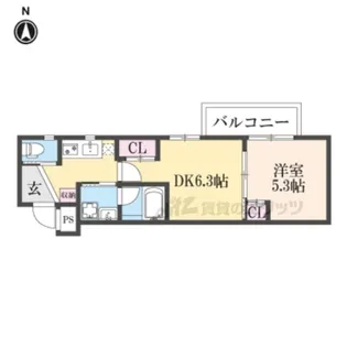 ESTRUTHKYOTO?【4階】の間取り