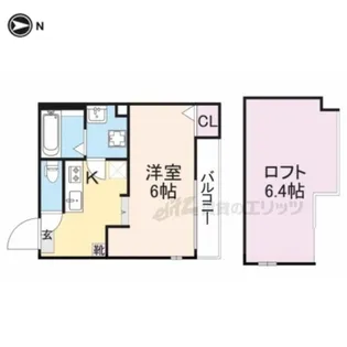 ハーモニーテラス景勝町?【203号室】の間取り